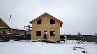 Custom-design house, Patrikeevo village: finished building