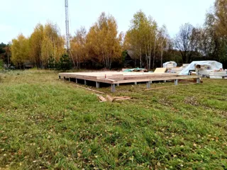 Haus nach individuellem Projekt, Dorf Protive: Fundament und Grundrahmen