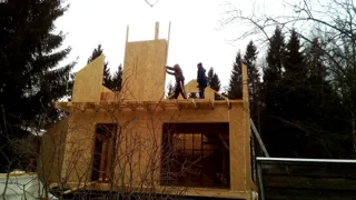 Haus, individuelles Projekt, Stadtkreis Dorf Zhedochi Naro-Fominskiy: Wandmontage