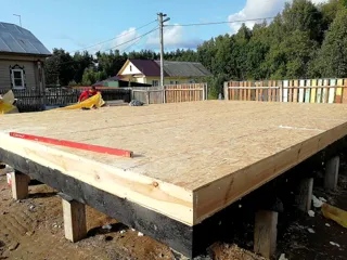 Haus nach Projekt „Dorofejewo“, Navoloki: SIP-Boden auf Höhe 0