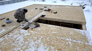 “Zareçe” projesine göre ev, Yaroslavl bölgesi: duvar montajı