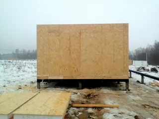 Haus nach Projekt „Mistika - S2.8“, Gebiet Moskau: Wandmontage