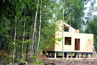 Haus nach Projekt „Metschta pl.4“, Elektrougli: Obergeschoss und Dachgeschoss