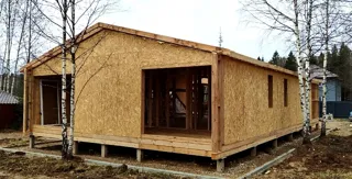 House based on the “Barnhouse 110” design, Moscow Region