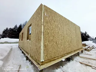 102 m² ev, “Korsar - K2.8” projesi, Markovo köyü: duvar montajı
