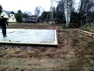 Garage 2 m² nach individuellem Entwurf, Region Twer: Fundament und Grundrahmen