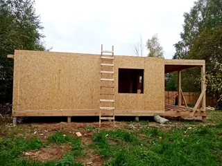 Haus 83,6 m², Projekt „Jaroslawl“, Dorf Gorshkovo: Wandmontage