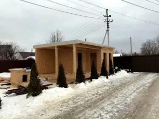 Haus 44,5 m² nach individuellem Projekt, Dorf Ignatovo: Fertiges Haus
