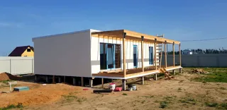 Haus nach Projekt „Mistika - K2.5“, Dorf Zdekhovo: Fertiges Haus