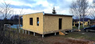 Haus 76 m² nach individuellem Projekt, Dorf Shirokovo: Fertiges Haus
