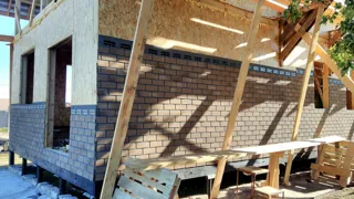 Haus nach Projekt „Sarja“, Kazan: Fassadenverkleidung