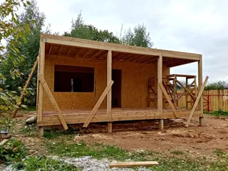Haus 83,6 m², Projekt „Jaroslawl“, Dorf Gorshkovo: Wandmontage
