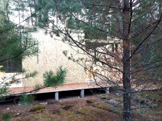 “Barnhouse 110” projesine göre ev, Vidogoshchi köyü: duvar montajı
