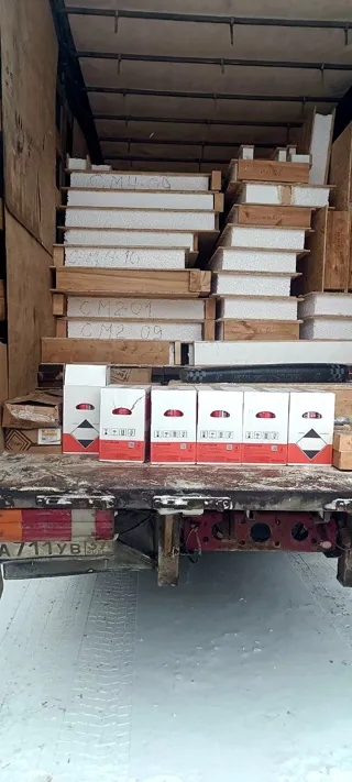Haus nach individuellem Projekt, KP „Saretsche“: Lieferung des Hausbausatzes