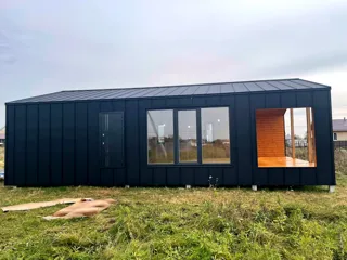 “Barnhouse 76.1” projesine göre ev, Strelnikovo köyü: tamamlanmış ev