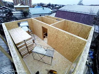 83,37 m² ev, “Avdeevo 2” projesi, Kostroma: iç bölme duvarlar