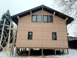 Haus 142 m², individuelles Projekt, Siedlung „Fontainebleau“: fertiges Haus