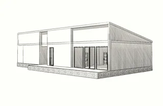 Haus 263 m² nach individuellem Projekt, Nizhniy Novgorod: Projektvisualisierung