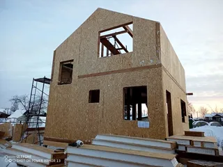 75 m² ev, özel proje, Severnyy kasabası: ikinci kat ve çatı katı