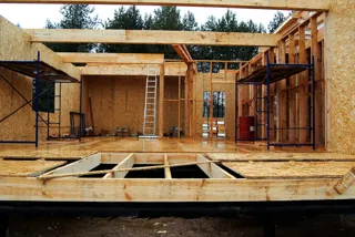 Haus nach Projekt „Palermo“, Region Jaroslawl: Wandmontage