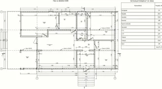 141 m² ev, “Barnhouse 110” projesi, “EKO OZERO” sitesi: proje planı