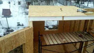 Haus nach Projekt „Ewropa“, SNT „Weteran-5“: Wandmontage