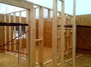 Haus nach Projekt „Sefir“, Dorf Kadnikovo: Innenwände