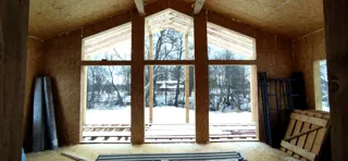 122 m² house built to a custom design, Alferevo village: interior partitions