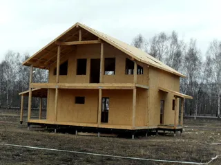 Haus nach Projekt „Sokol“, Region Jaroslawl: Fertiges Haus