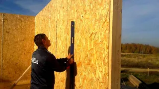 Haus nach Projekt „Grafit“, Siedlung Lyubashino: Wandmontage
