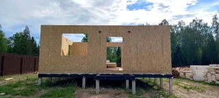 133 m² ev, “Dilijans 8x9” projesi, “Ivantsevo 3” sitesi: duvar montajı
