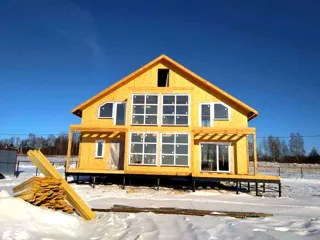 Haus nach individuellem Entwurf, Dorf Ivanovskoe: fertiges Gebäude