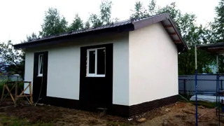 Haus nach Projekt „Slawjanskij Skit“, Region Jaroslawl: Fassadenverkleidung