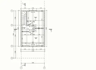Haus 46 m², individuelles Projekt, SNT „Rasswet“: Grundriss des Projekts