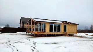 House based on the “Chalet-100 2150” design, Ivanovo Region: completed house