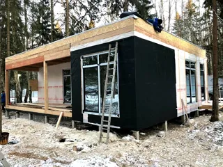 “Mistika - E2.8” projesine göre ev, Vorobi köyü: tamamlanmış ev