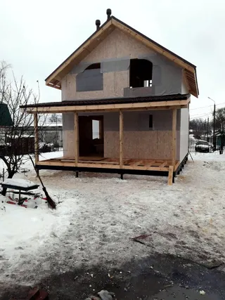 Haus nach Projekt „Wdochnowenie“, Wyksa: fertiges Haus