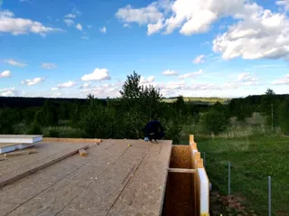 Haus nach Projekt „Mistika E“, Region Tula: Dach