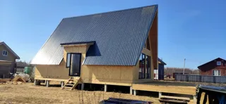 Custom-design house, Pavlikovo village: finished building