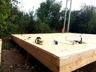 Haus 138 m² nach individuellem Projekt, Kostroma: SIP-Boden auf Höhe 0