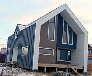 Haus 221,5 m² nach individuellem Projekt, Dorf Yusupovo: Fertiges Haus