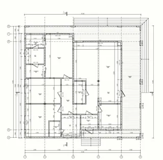 Haus 211 m² nach individuellem Projekt, Dorf Kulikovo: Projektgrundriss