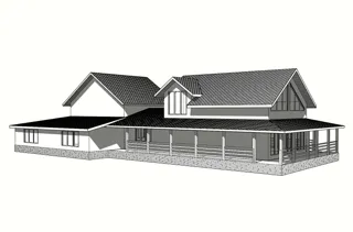 Özel projeye göre 340 m² ek bina, Torosovo köyü: proje görselleştirmesi