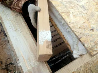 Bathhouse, “Office space 161.13” design, Suzdal: SIP panel floor at level 0