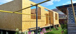 Haus 112,5 m² nach individuellem Projekt, Ivanovo: Wandmontage