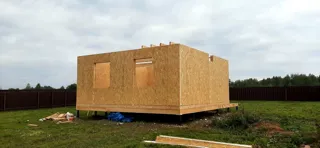 Haus 115 m² nach individuellem Projekt, Dorf Golovino: Wandmontage