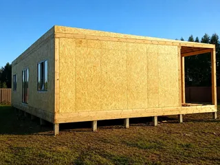Haus nach Projekt „HiTech 91“, Dorf Zabore: Dach