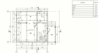 Haus 72 m² nach individuellem Projekt, Pushchino: Projektgrundriss