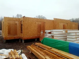 Haus 151,3 m² nach individuellem Projekt, Dorf Maloe Boriskovo: Wandmontage