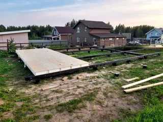 Showroom Barnhouse 76.3 in Kostroma: SIP-Boden